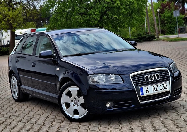 Audi A3 cena 22900 przebieg: 235000, rok produkcji 2008 z Brok małe 742